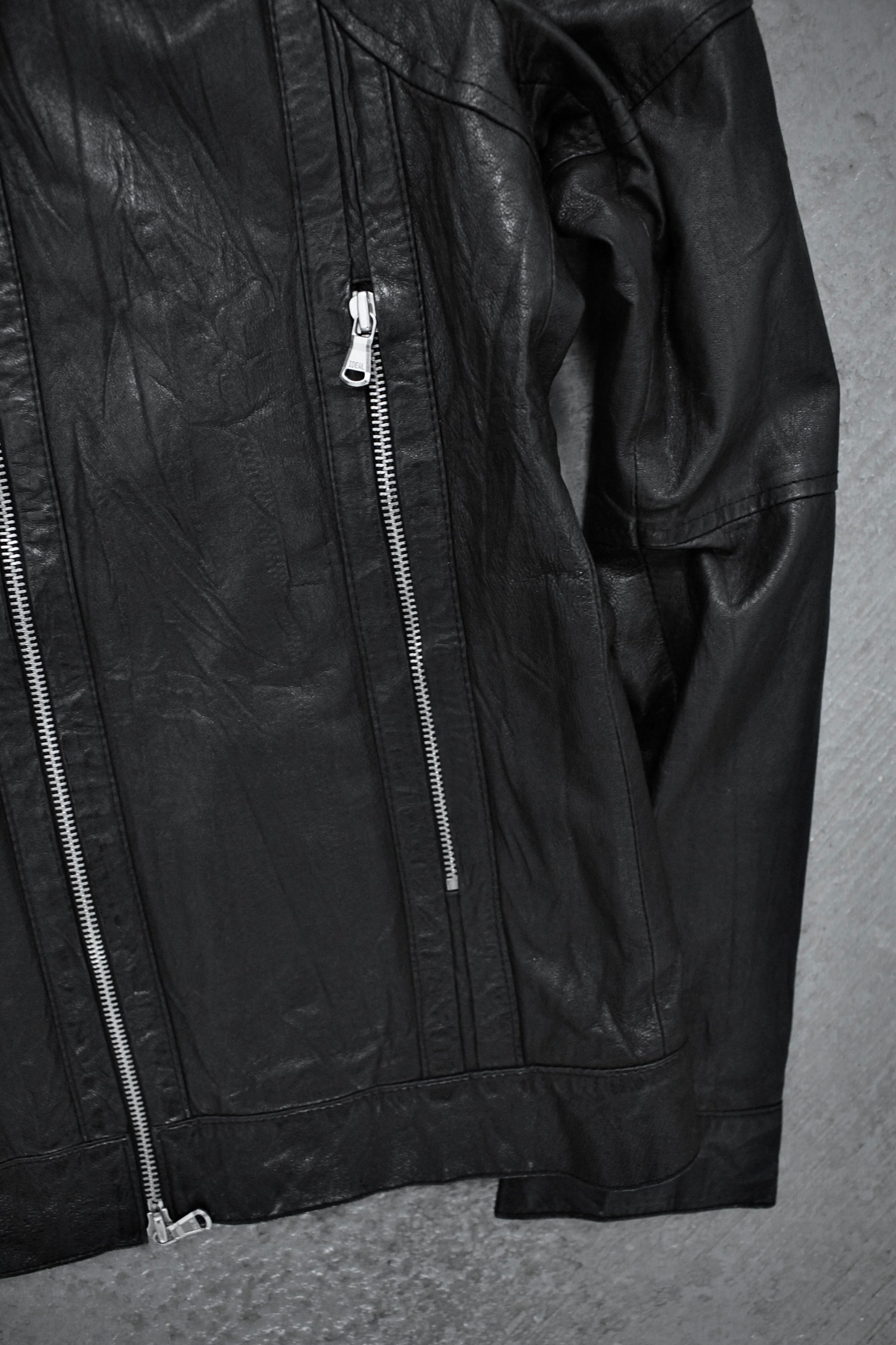 Jackrose Early 00s Pigskin Leather Rider Jacket detail | DRIEW GARMENTS
