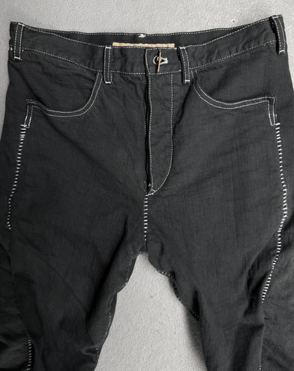 Carol Christian Poell AW06-07 'JM/2181' Twisted Overlock Denim
