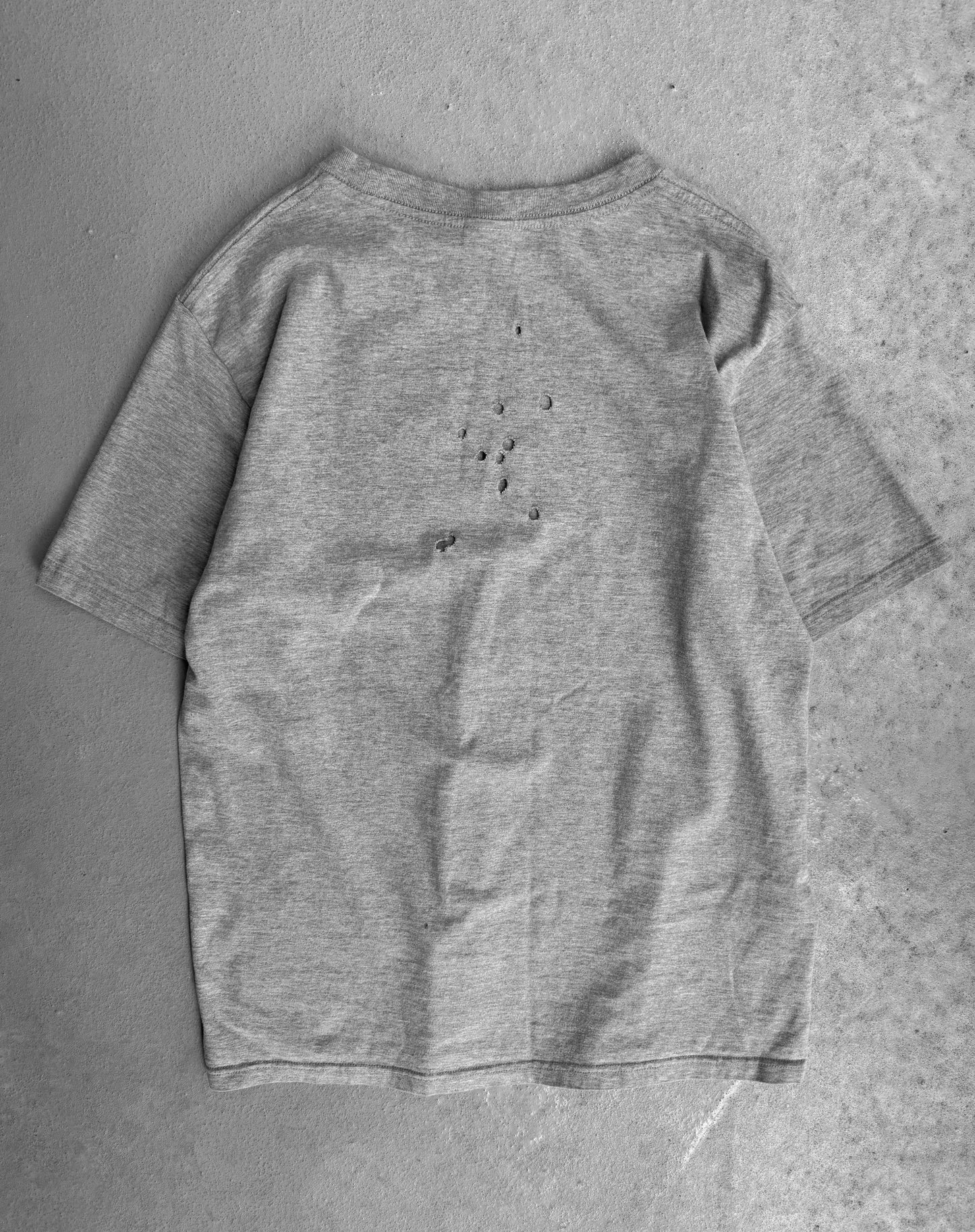Number (N)ine Re-Issue SS01 ‘Visual Comedy’ Graphic Bullet Holes T-shirt