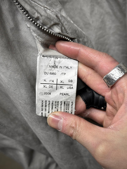 Rick Owens DRKSHDW AW10 "GLEAM" PEARL Hooded Padded Parka Coat