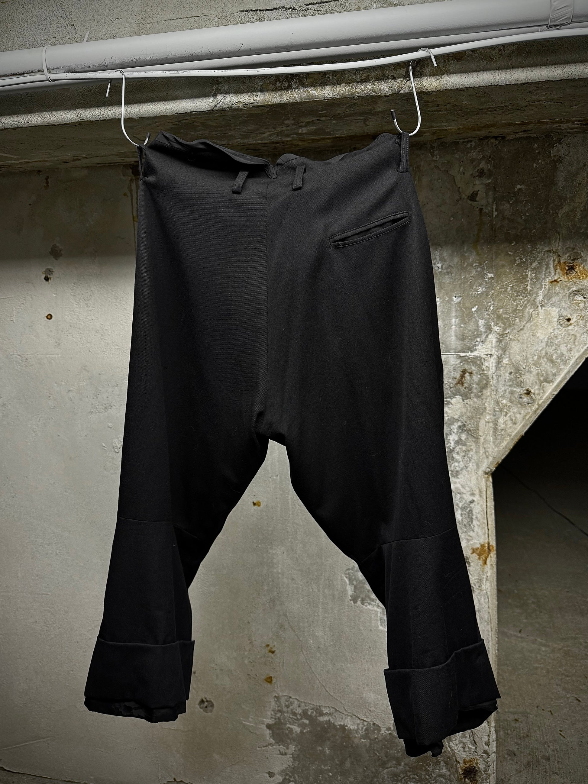 Christopher Nemeth Chistopher Nemeth 2010s Darted Knee Cuff Pants detail | DRIEW GARMENTS