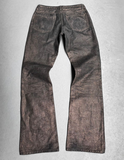 RipVanWinkle Early 00s Rustic Indecresent Flare Bootcut Denim