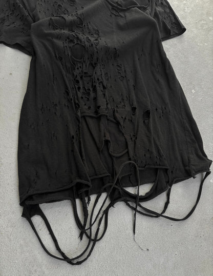 MiharaYasuhiro Early 00s Shotgun Distressed Double Layer T-shirt