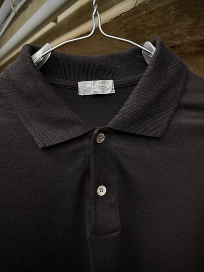 COMME des GARÇONS HOMME AD1988 Long-sleeves Polo Shirt detail | DRIEW GARMENTS