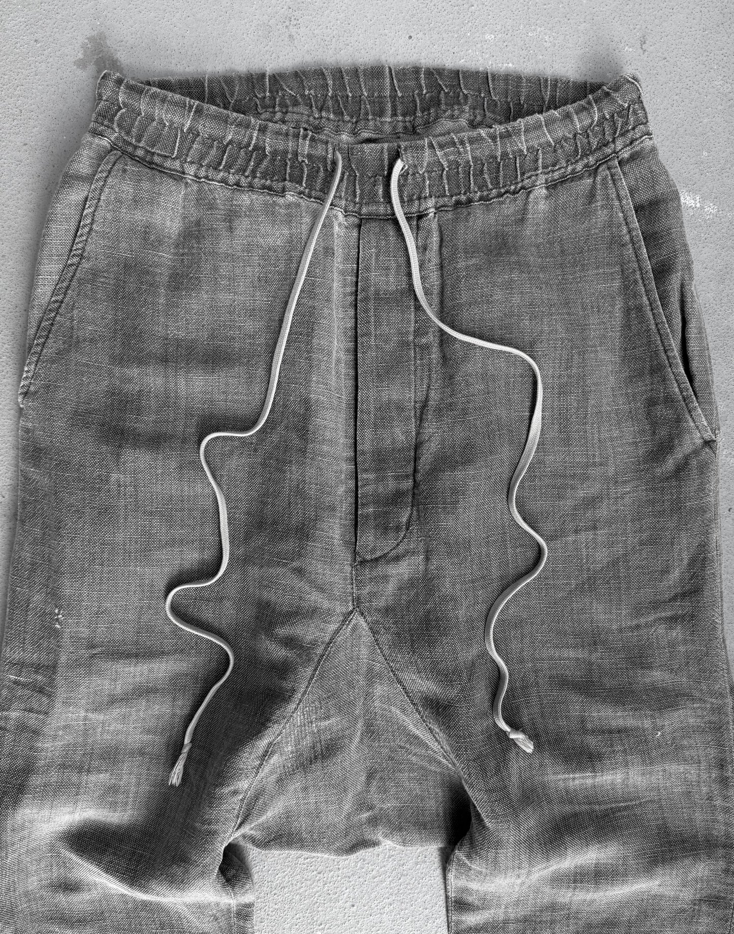 Rick Owens AW11 “LIMO” Grey Drop-crotch Swinger Pants