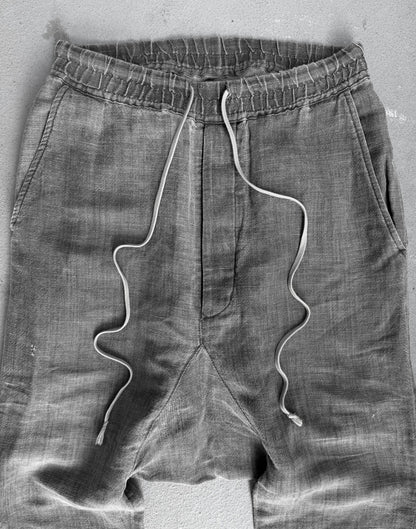 Rick Owens AW11 “LIMO” Grey Drop-crotch Swinger Pants