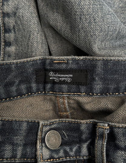 UNDERCOVER SS10 “Less but Better” Blue Yarn 68 Distressed Denim