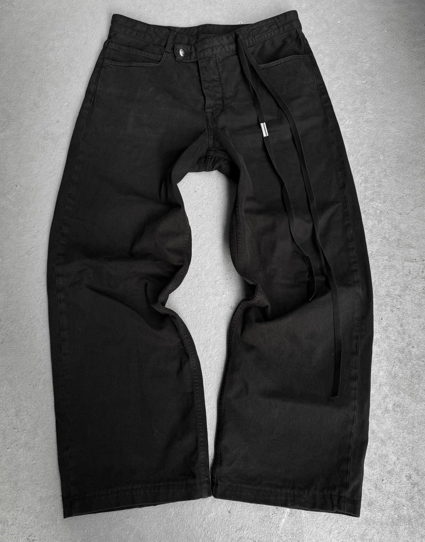 Ann Demeulemeester AW24 'Joakim' Slouchy Wide Leg Denim