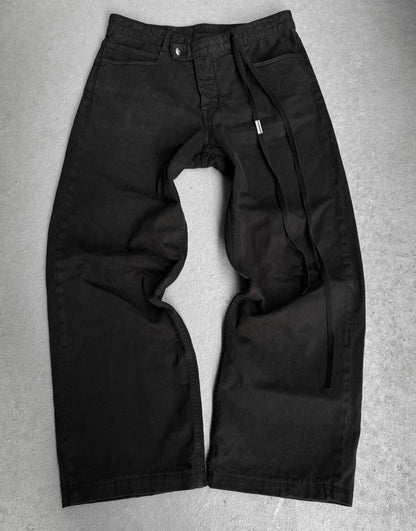 Ann Demeulemeester AW24 'Joakim' Slouchy Wide Leg Denim