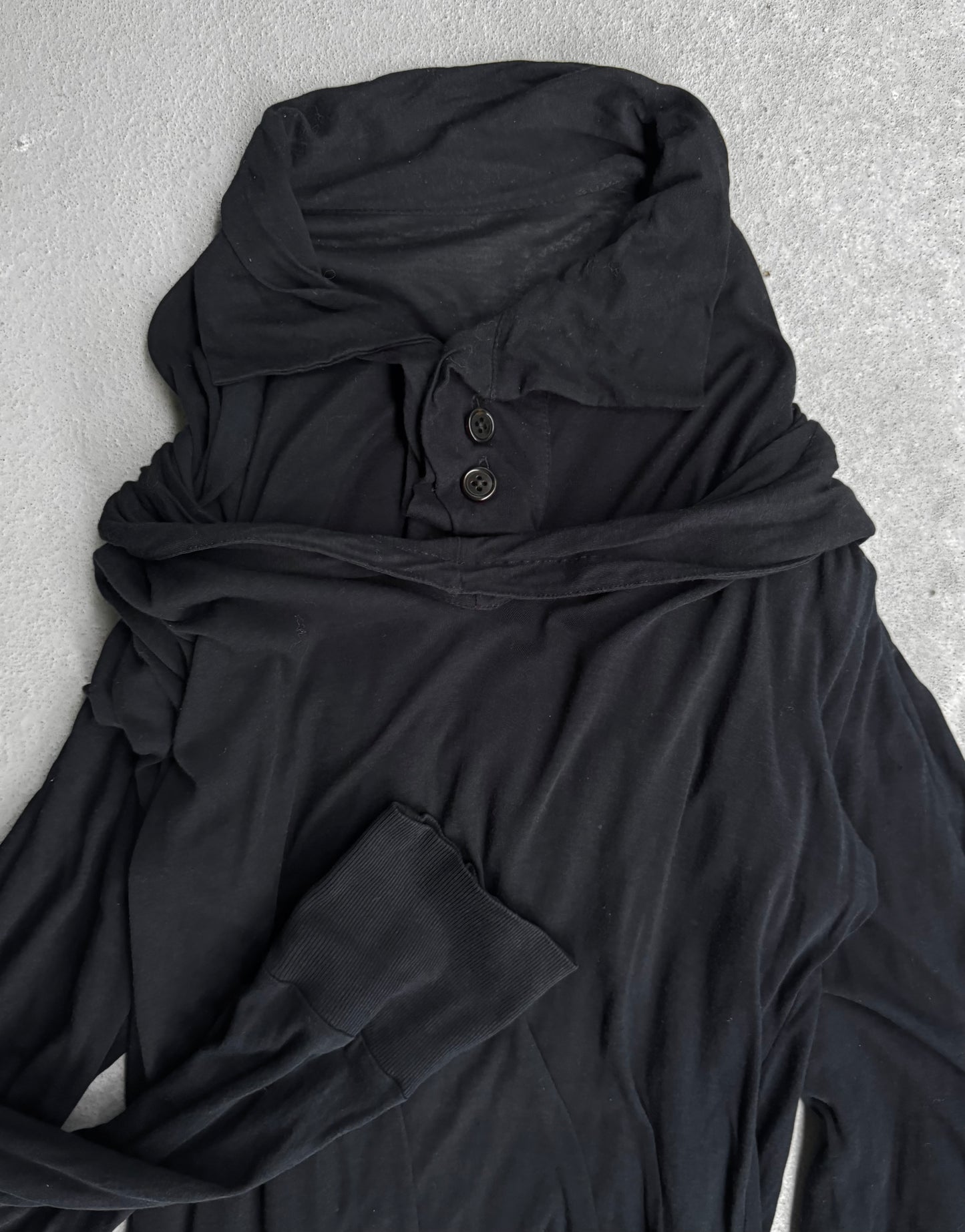 Ann Demeulemeester Early 00s Layered Hood Pullover