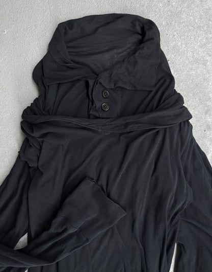 Ann Demeulemeester Early 00s Layered Hood Pullover