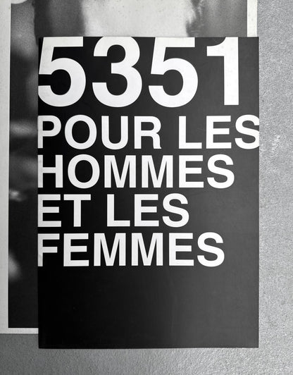 5351 Pour Les Hommes & Les Femmes Early 00s Collection Set of 2 Look Books