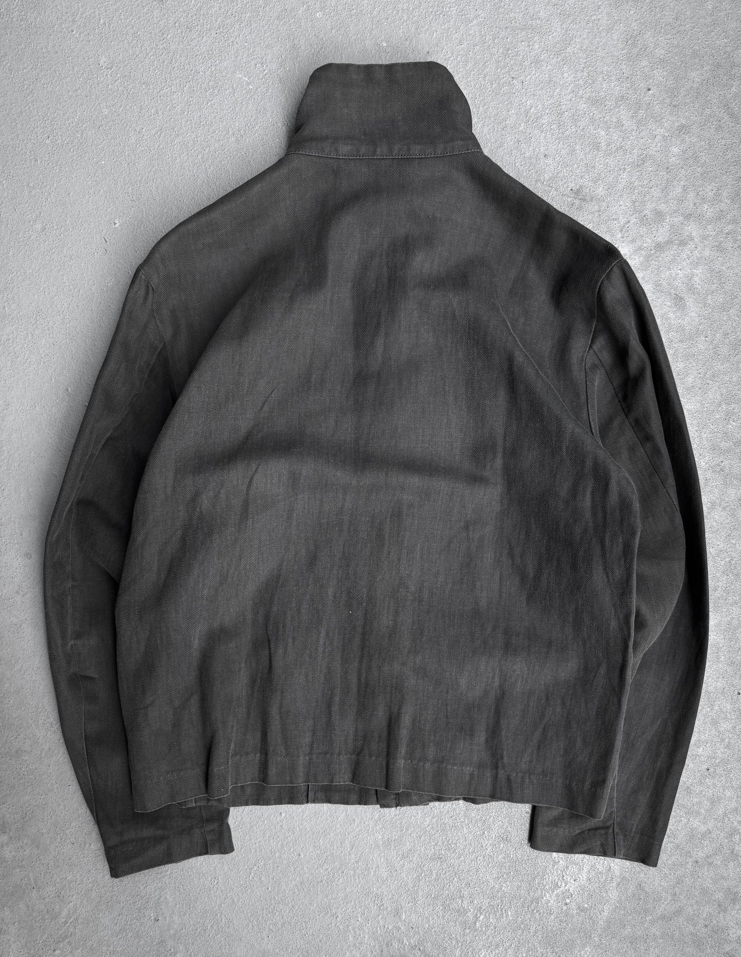 RipVanWinkle Early 00 Faded Zip-up Track Bomber Jacket
