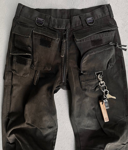 General Research AW98 ‘Parasite’ Multi-pockets Wide Leg Cargo Pants