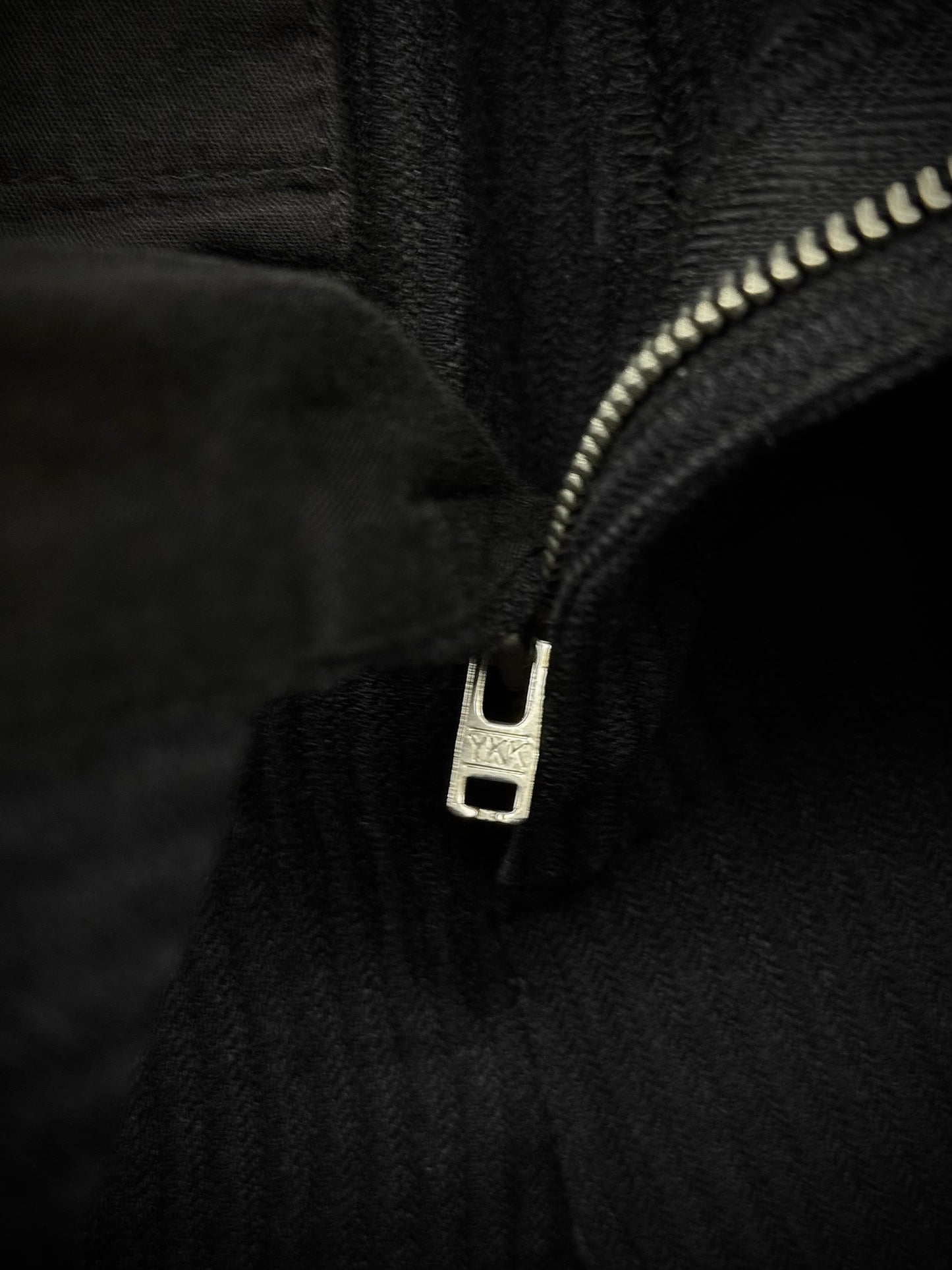 Ann Demeulemeester 90s Striped Wool Drawstring Hem Flare Pants detail | DRIEW GARMENTS