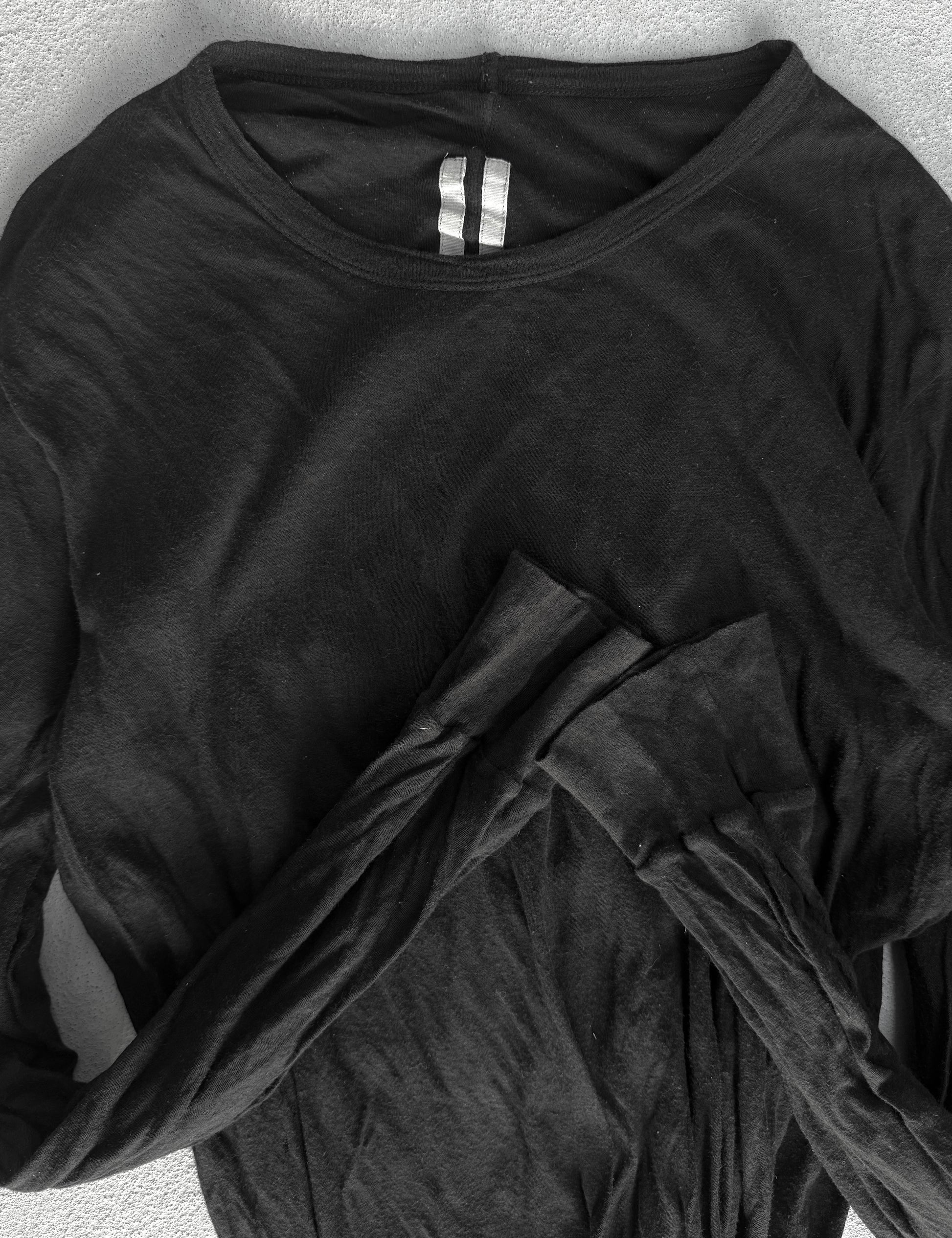 Rick Owens SS20 "TECUATL" Double Layered Long-sleeves detail | DRIEW GARMENTS