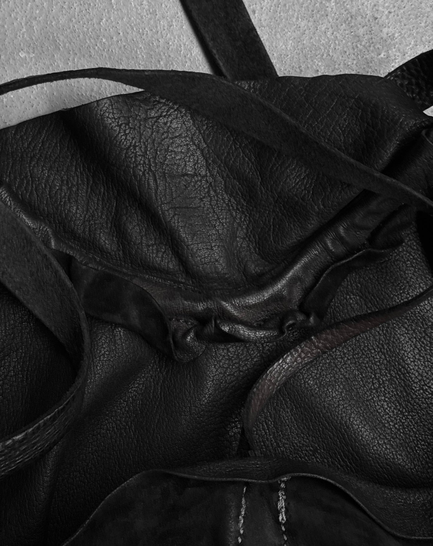 GUIDI AW14-15 ‘B10’ Reverse Stag Leather Tote Bag
