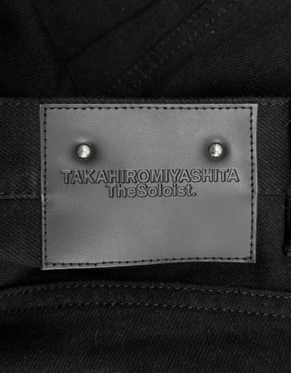 TakahiroMiyashita TheSoloist. ‘MINED’ Black Skinny Denim
