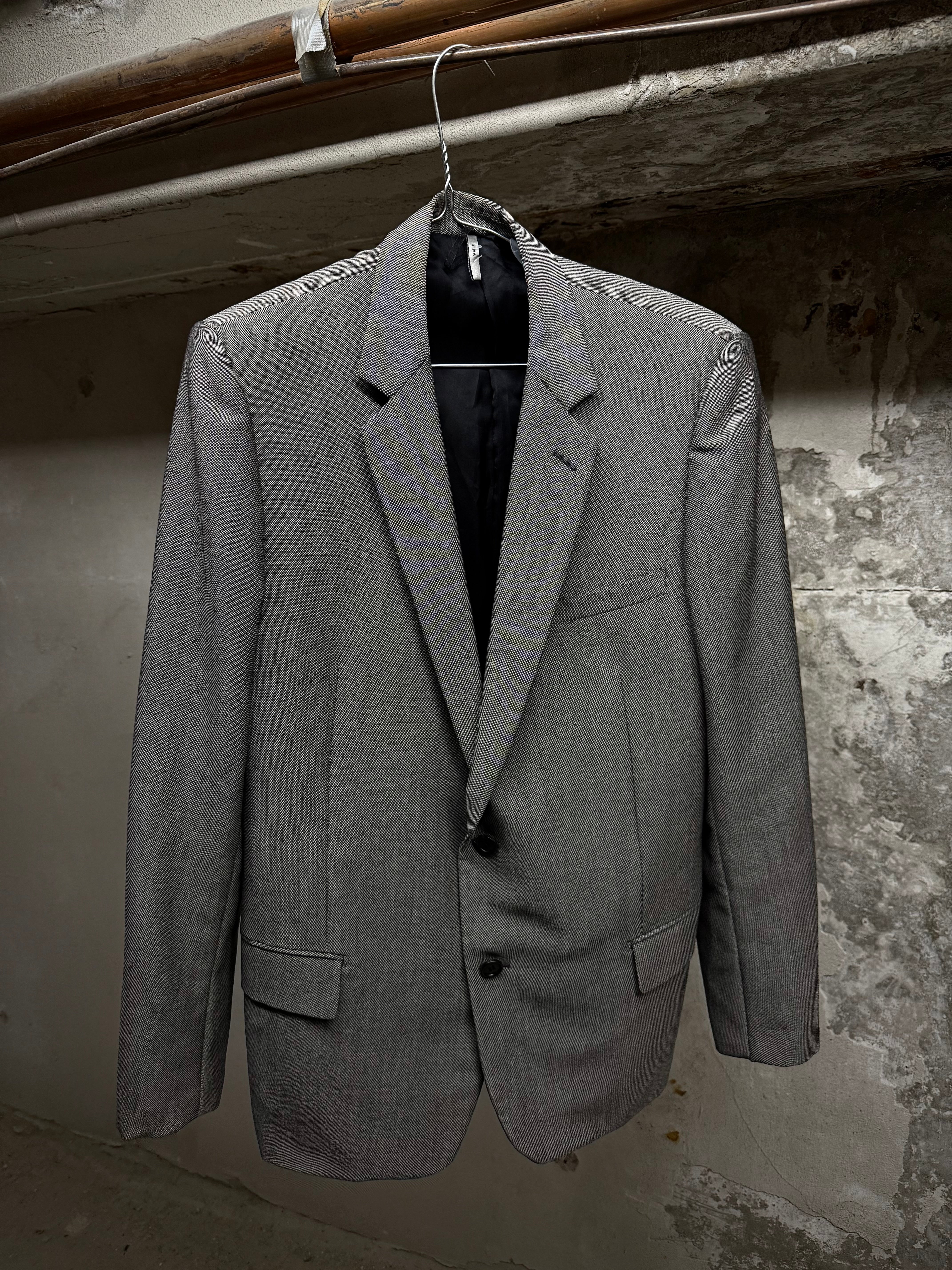 エディ・スリマン期 Dior Homme テーラードジャケット archive エディスリマン期 ウール ラペルプリント 1B テーラードジャケット