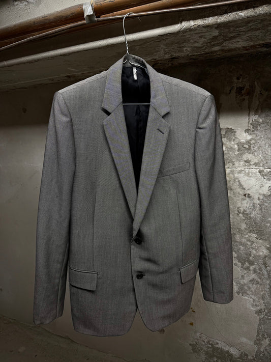 DIOR HOMME by Hedi Slimane AW07 "NAVIGATE" Salt & Pepper Wool Classic Blazer