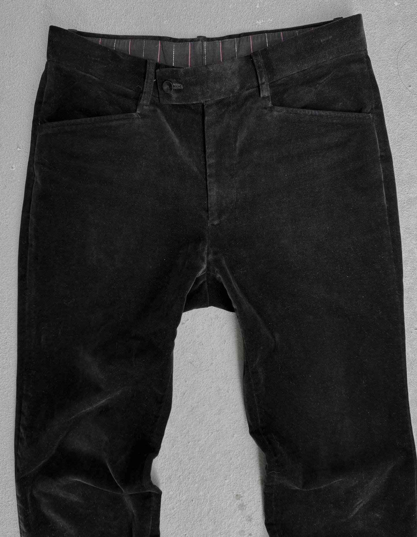 Tornado Mart Early 00s Velour Bootcut Trousers