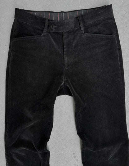 Tornado Mart Early 00s Velour Bootcut Trousers