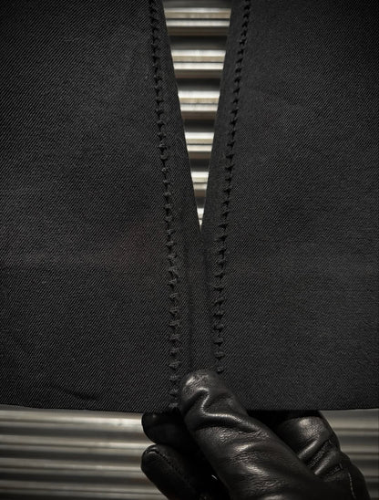 Carol Christian Poell AW04-05 'PM/1992 LANE/10' Overlock Dress Pants detail | DRIEW GARMENTS