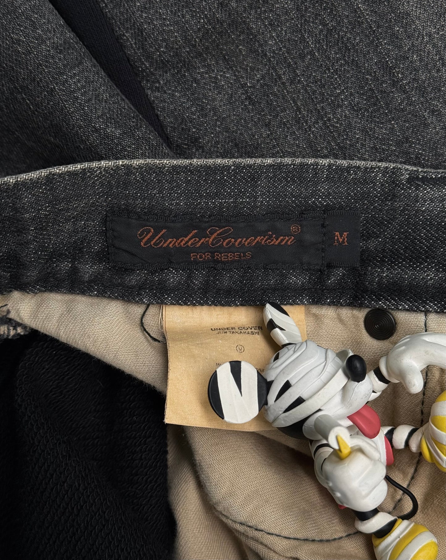 UNDERCOVER AW03 “but beautiful: PaperDoll” ‘REBELGODS’ Graphic Hybrid Denim