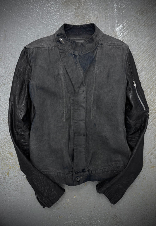 Rick Owens DRKSHDW AW12 "MOUNTAIN" HOG Hybrid Slave Denim Jacket