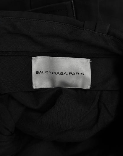 Balenciaga Early 2010's Raw Hem Moleskin Cargo Pants