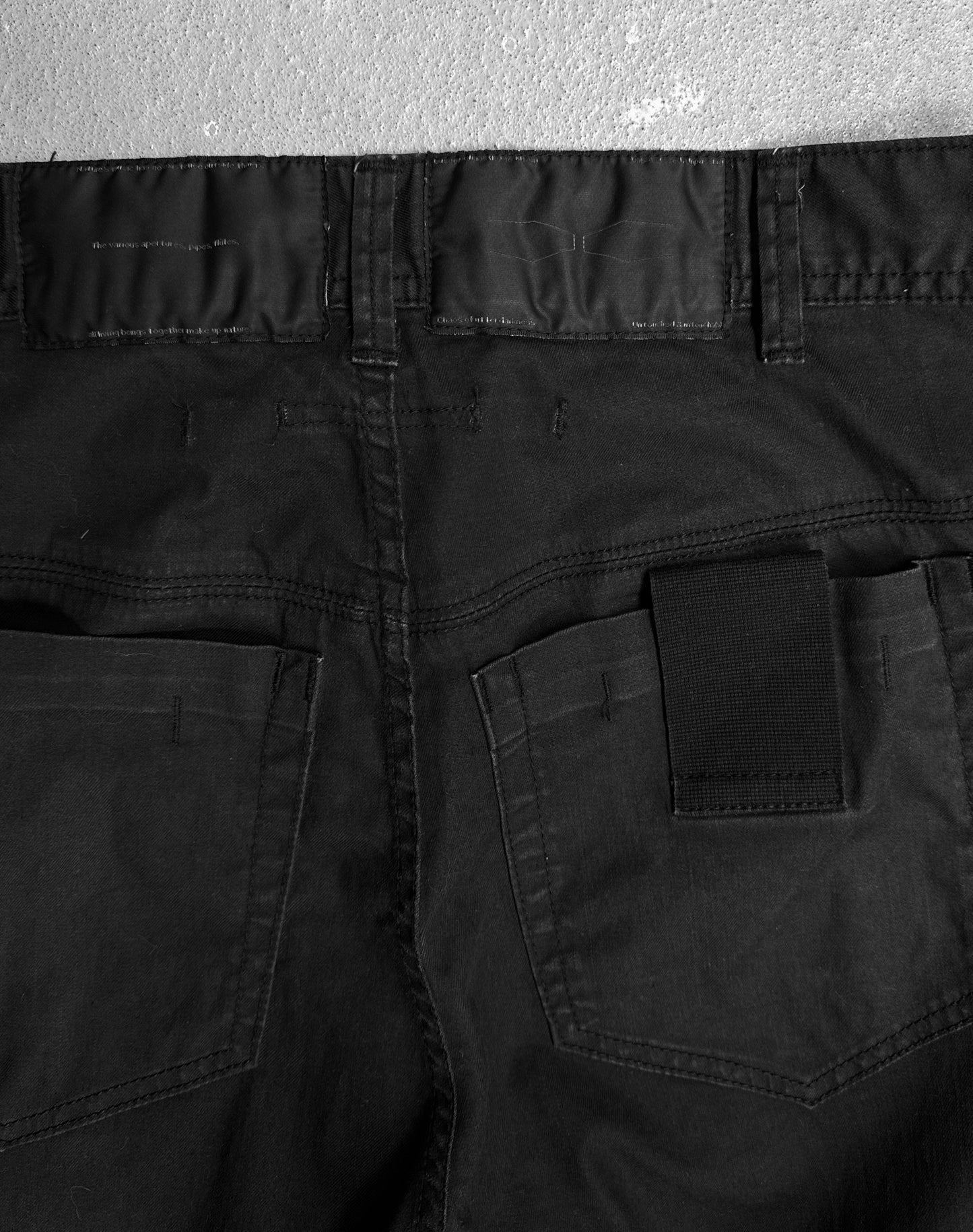 Julius_7 SS16 “sefiroth;” Knee Panel Skinny Pants