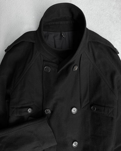 DIOR HOMME by Kris Van Assche AW08 Wool Double-breasted Trench Coat