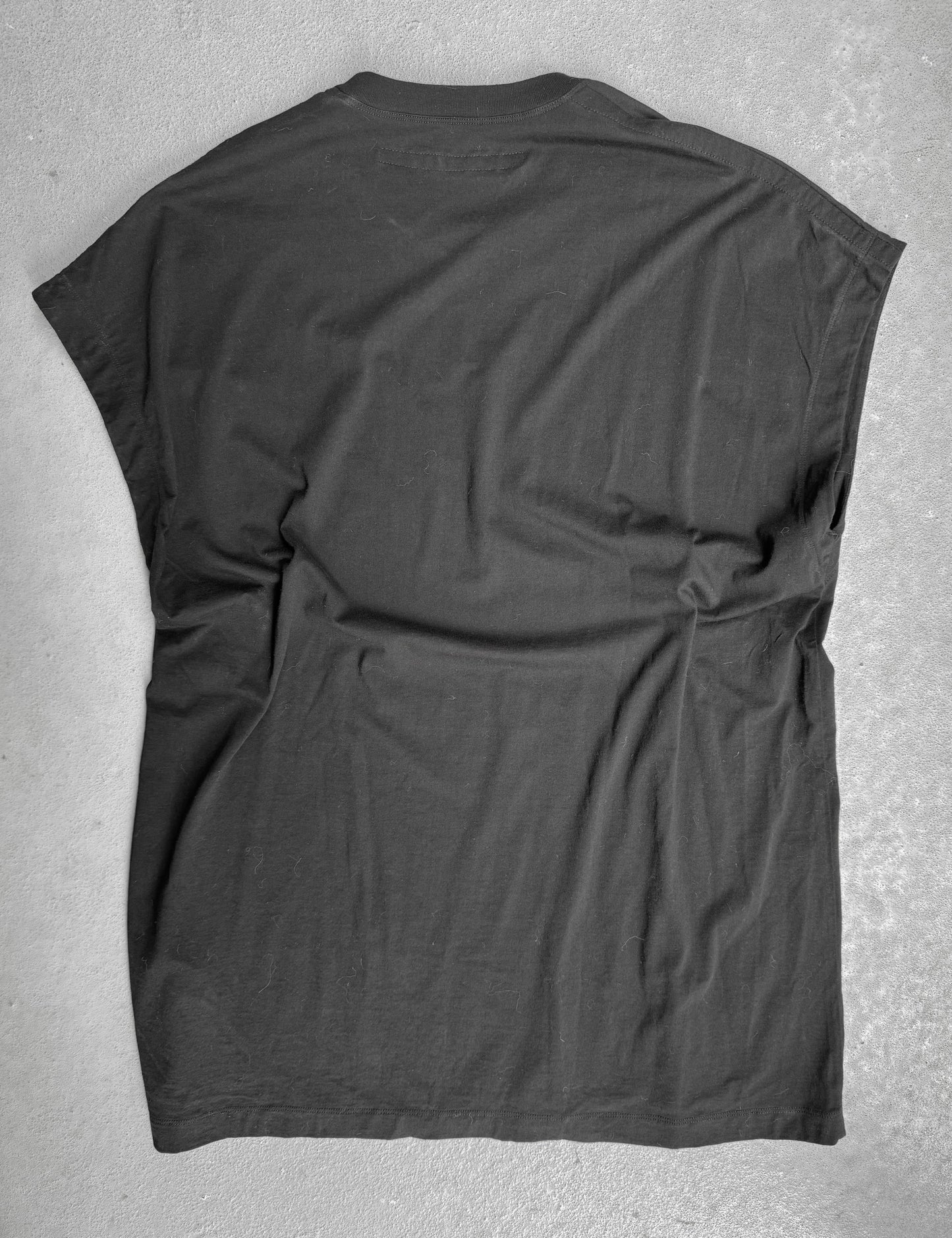 Julius_7 SS25 "anima;" Cotton Modal Jersey Wide Tank Top