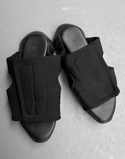 Rick Owens x adidas SS16 “CYCLOPS” Leather Velcro Slides