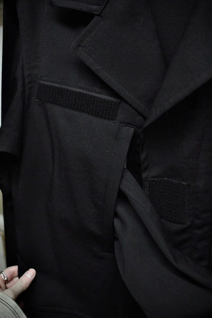 Yohji Yamamoto POUR HOMME AW16 Unlined Wool Gabardine Military Field Jacket detail | DRIEW GARMENTS