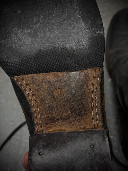 Carpe Diem Early 00s Distressed Horse Leather ‘S23M’ Lace-up Boots