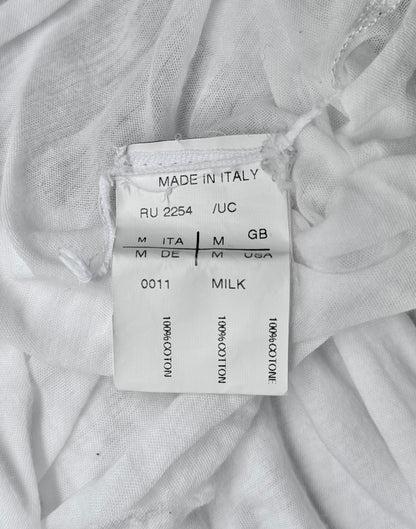 Rick Owens AW08 “STAG” White Unstable Cotton T-shirt