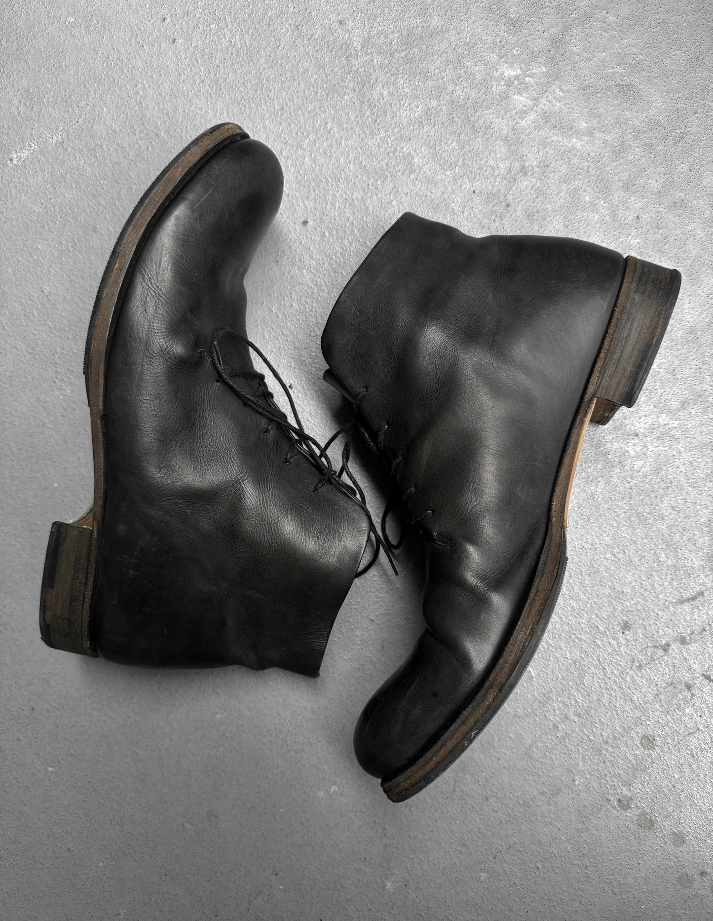 m.a+ by Maurizio Amadei 'S1A2' VA 1.5 One Piece Leather Short Boots