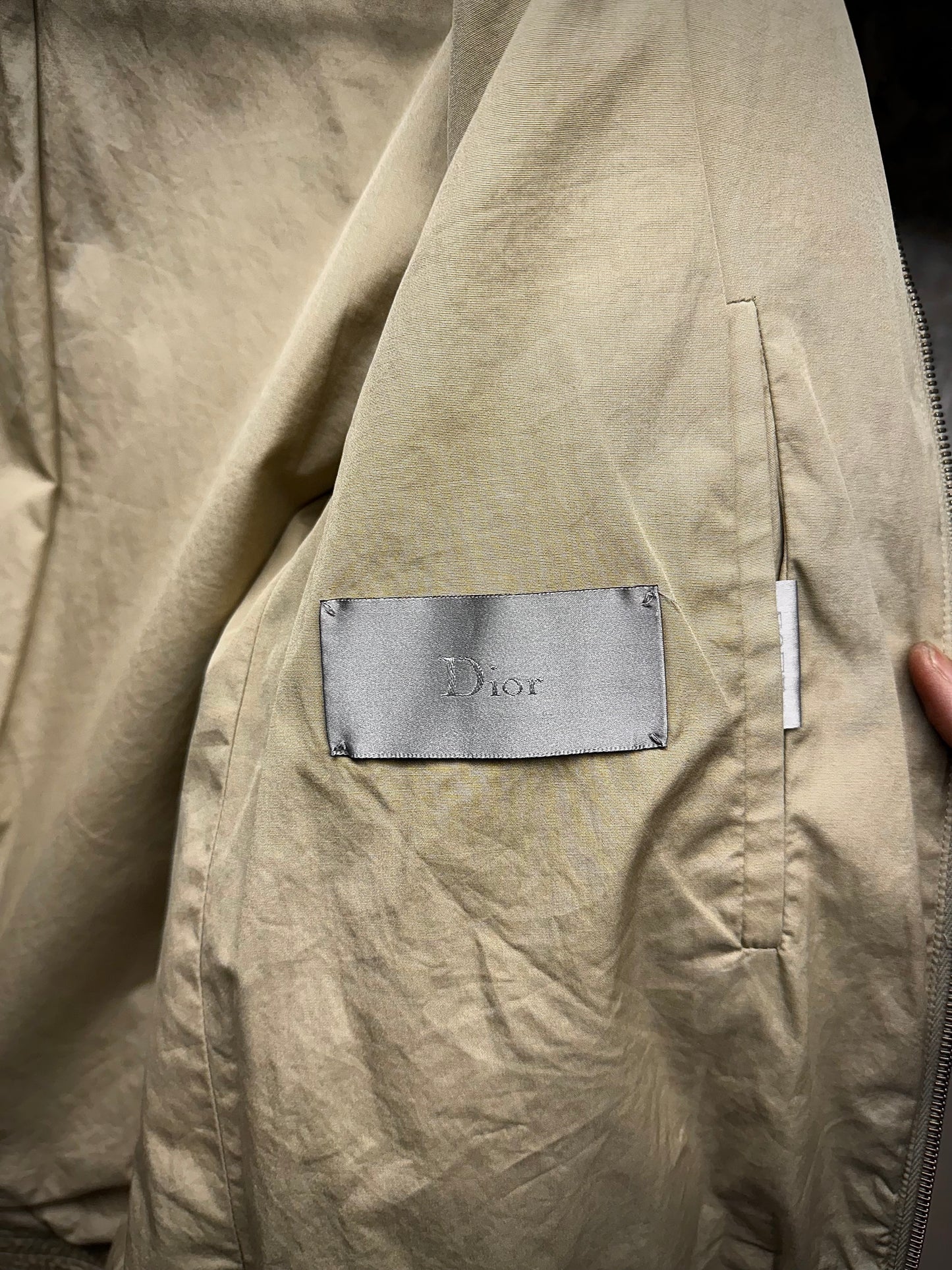 DIOR HOMME by Hedi Slimane SS07 “We Look Good Together”Beige Multi Zip Cropped Jacket
