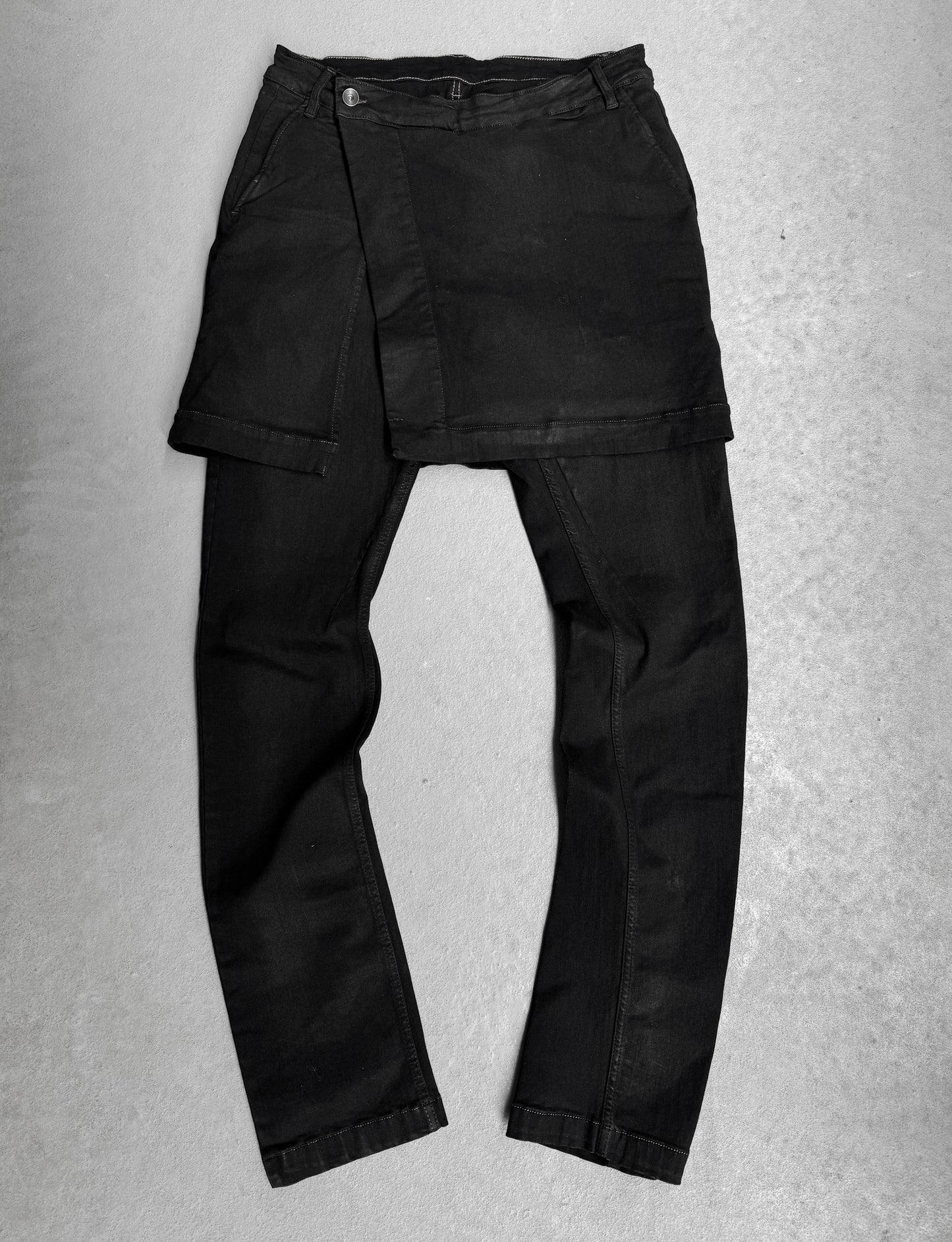 Rick Owens DRKSHDW AW16 “MASTODON” Gladiator Kilt Layer Denim