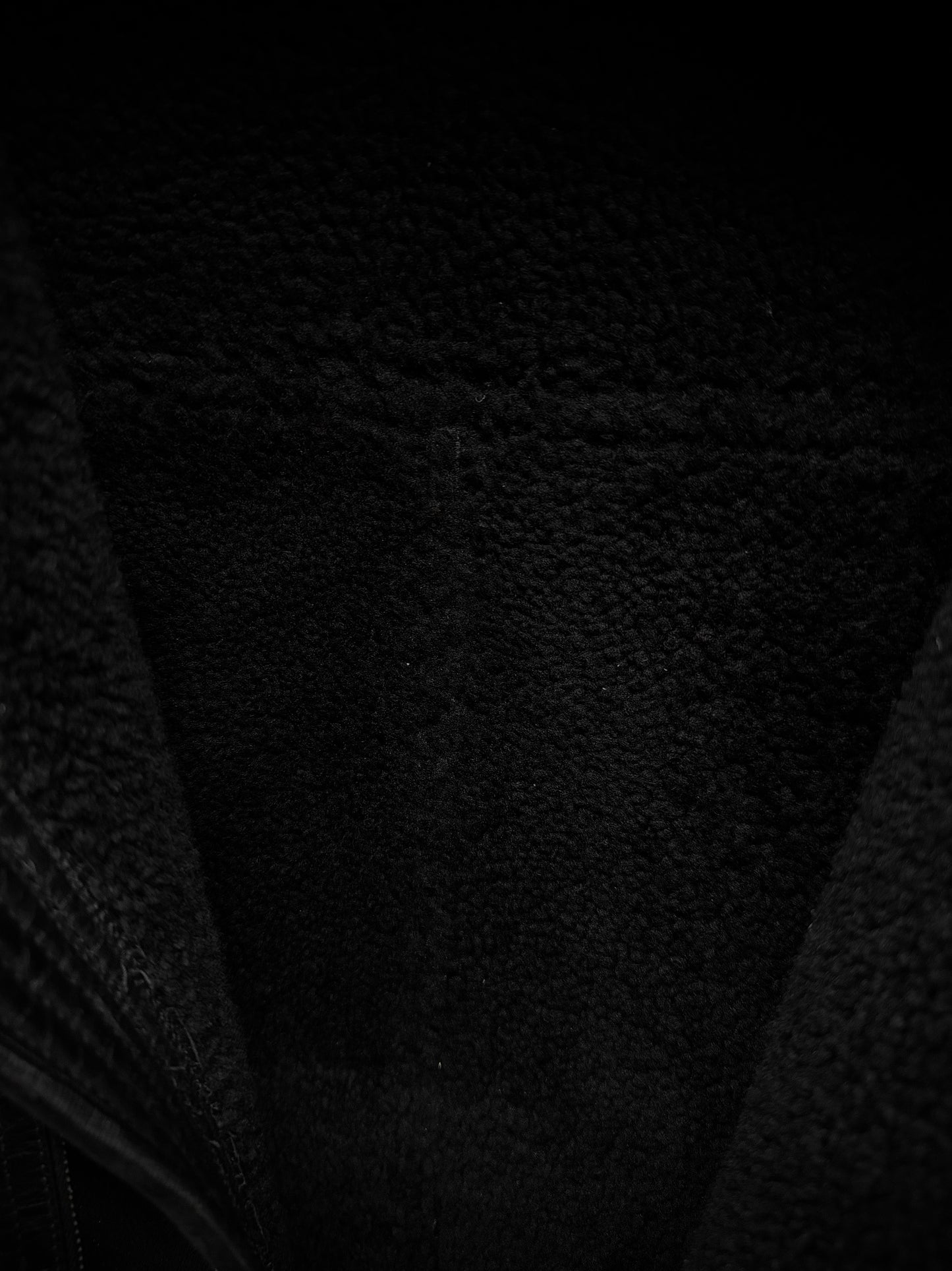 Rick Owens AW12 "MOUNTAIN" Hooded Blistered Lamb Leather Shearling Jacket detail | DRIEW GARMENTS