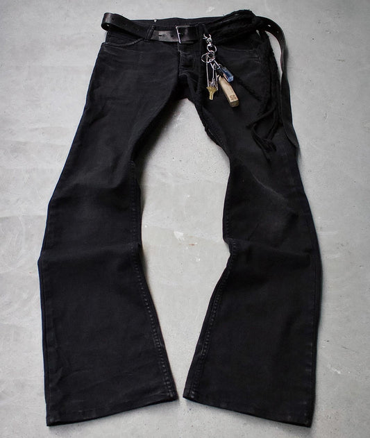 Isamu Katayama “BACKLASH” AW12 Lizzard Patch Bootcut Denim