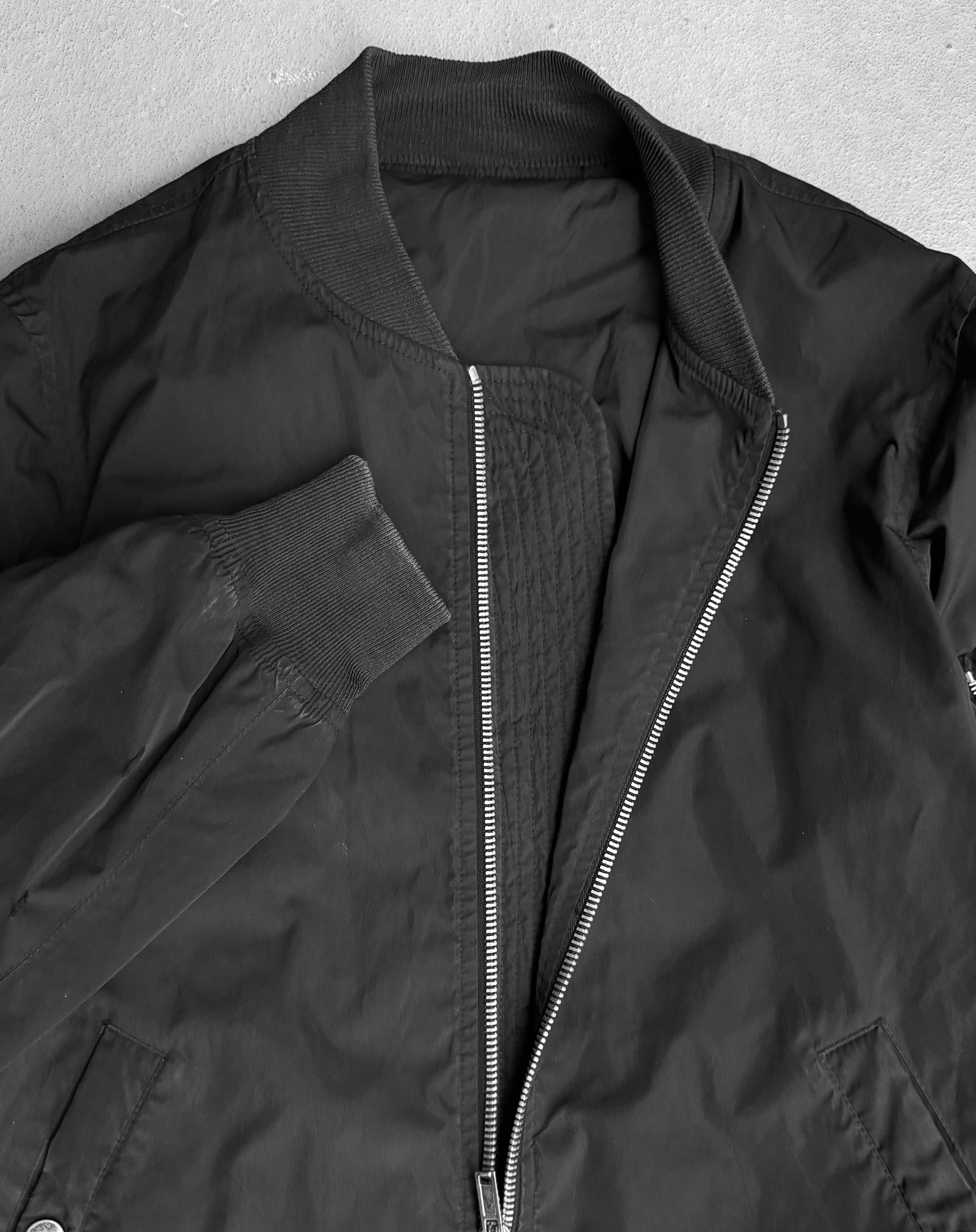 Rick Owens SS12 NASKA MA-1 Bomber Jacket | Size 52 – DRIEW