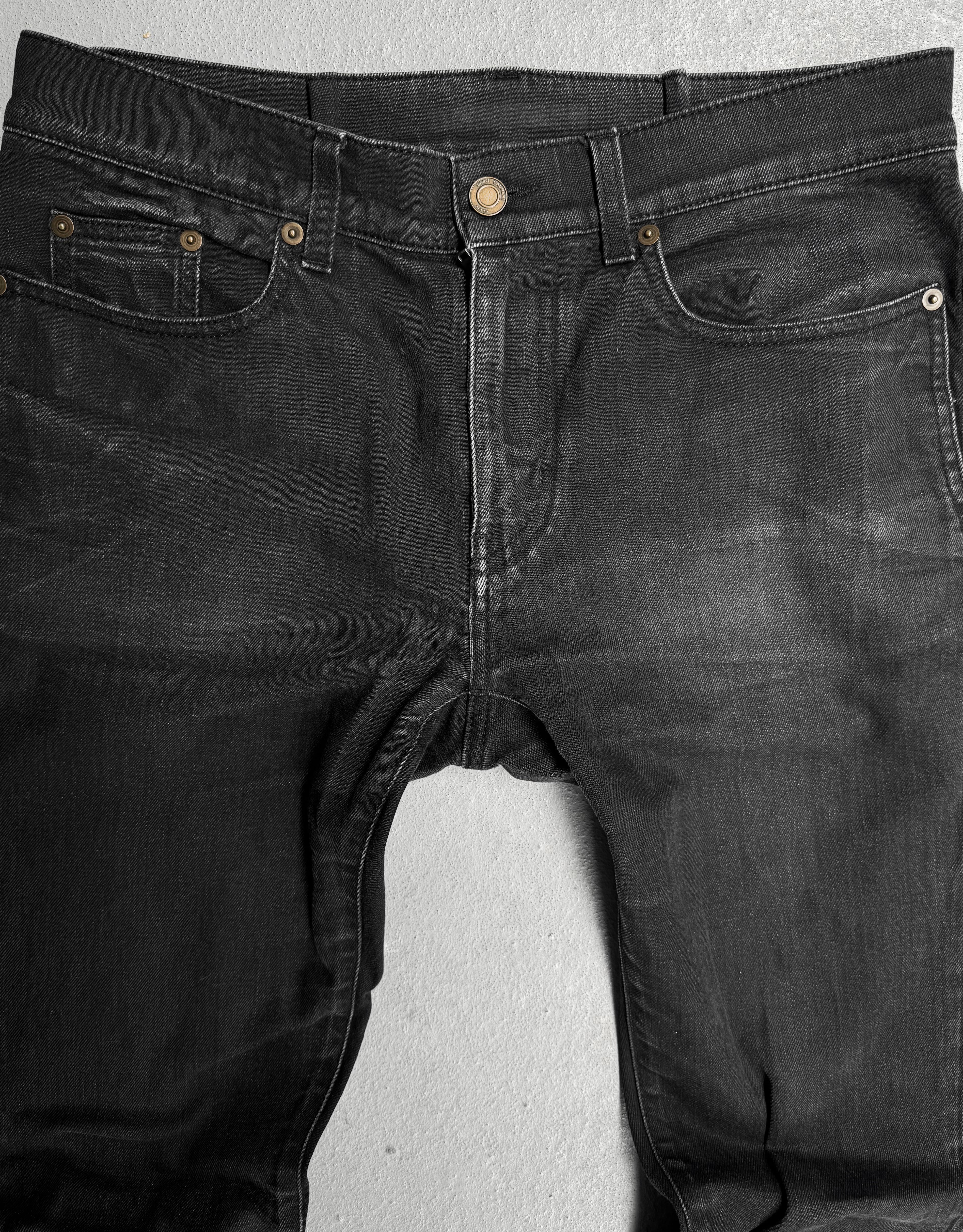 Saint Laurent SS21 D02 Washed Grey Skinny Denim | Size 32 – DRIEW