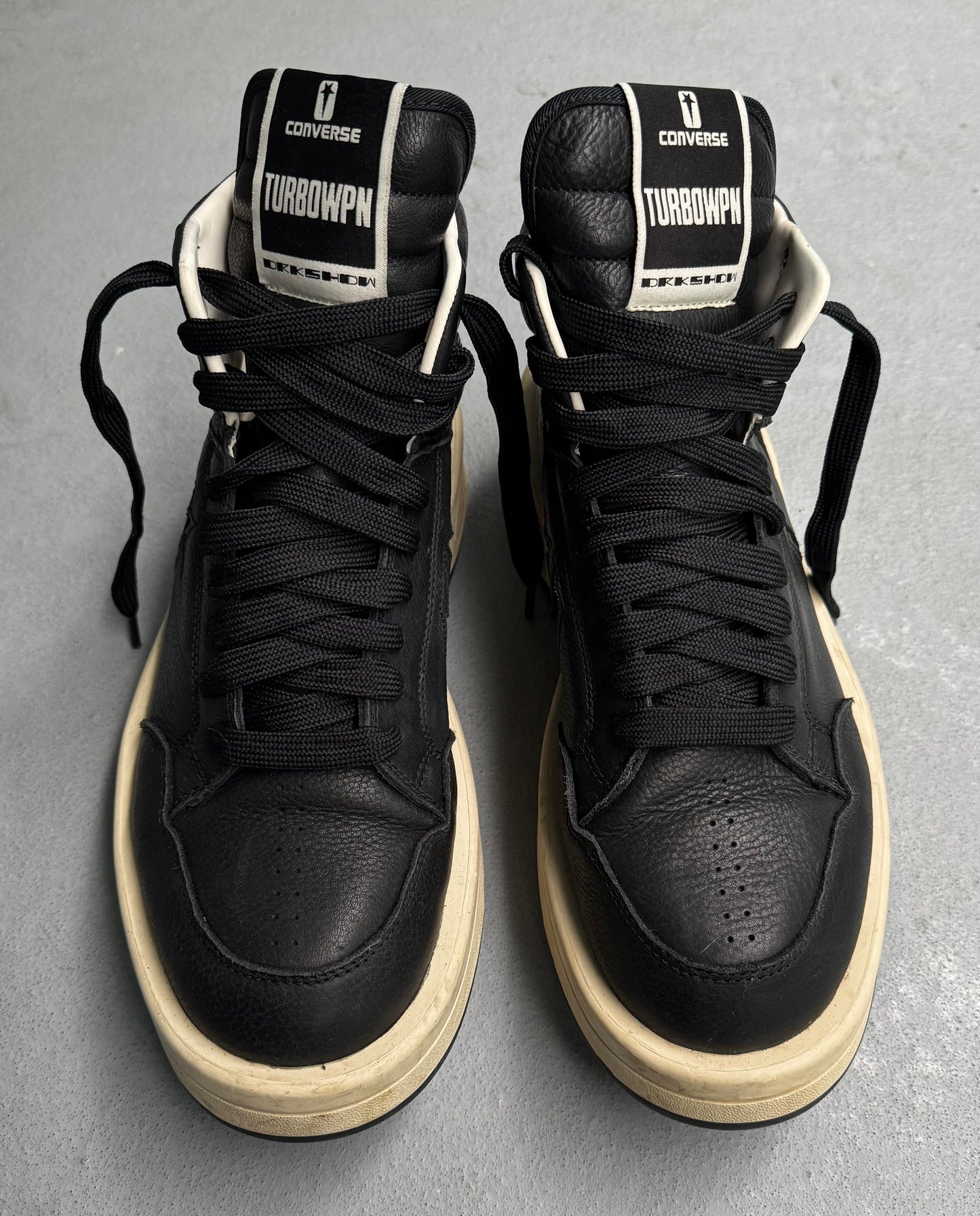 Rick Owens DRKSHDW x Converse ‘TURBOWPN’ Platform Leather Sneakers