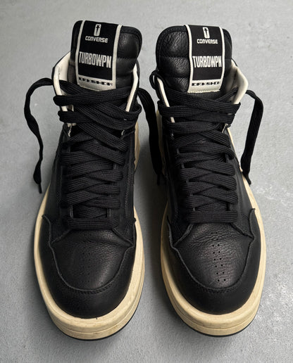 Rick Owens DRKSHDW x Converse “TURBOWPN” Platform Leather Sneakers