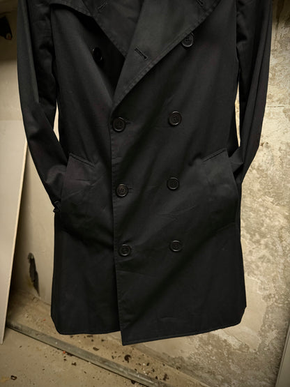 Saint Laurent Paris by Hedi Slimane SS14 Black Classic Trench Coat detail | DRIEW GARMENTS