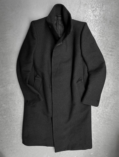 Carol Christian Poell ‘OM/2340-IN SURFACE’ High Neck Heavy-wool Coat