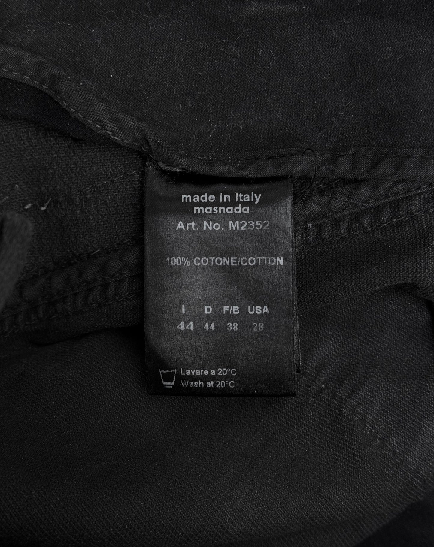 MASNADA Washed Grey Deconstructed Drop-crotch Denim