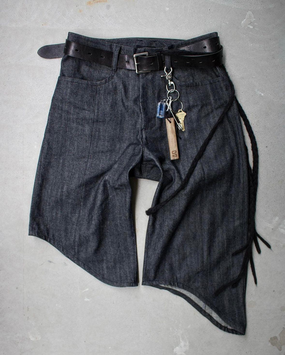 Opus78 SS24 “Slash” Denim Shorts